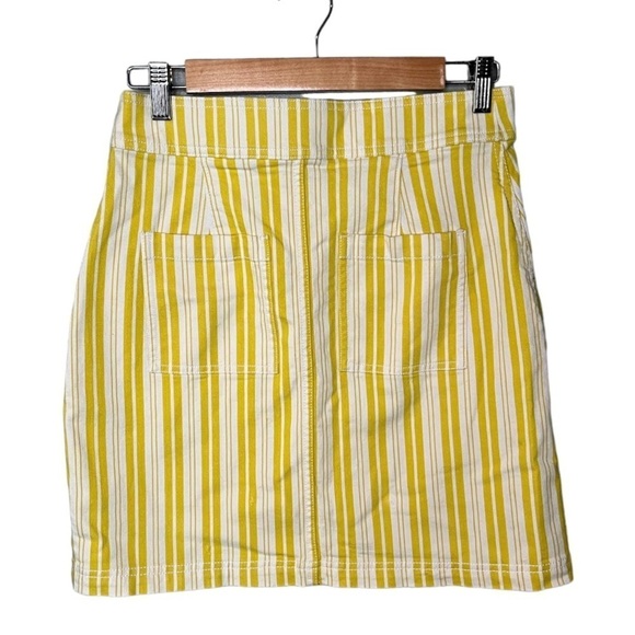 NWT LOFT Striped Pocket Shift Skirt - Picture 3 of 12